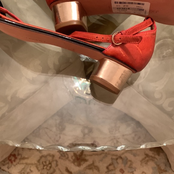 BRAND NEW LEATHER Vintage RebeccaMinkoff sandals size 10 - Picture 3 of 4